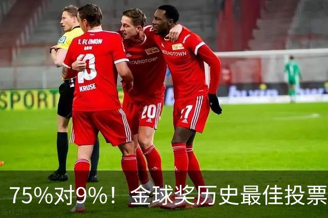 75%对9%！金球奖历史最佳投票，C罗这票数碾压梅西